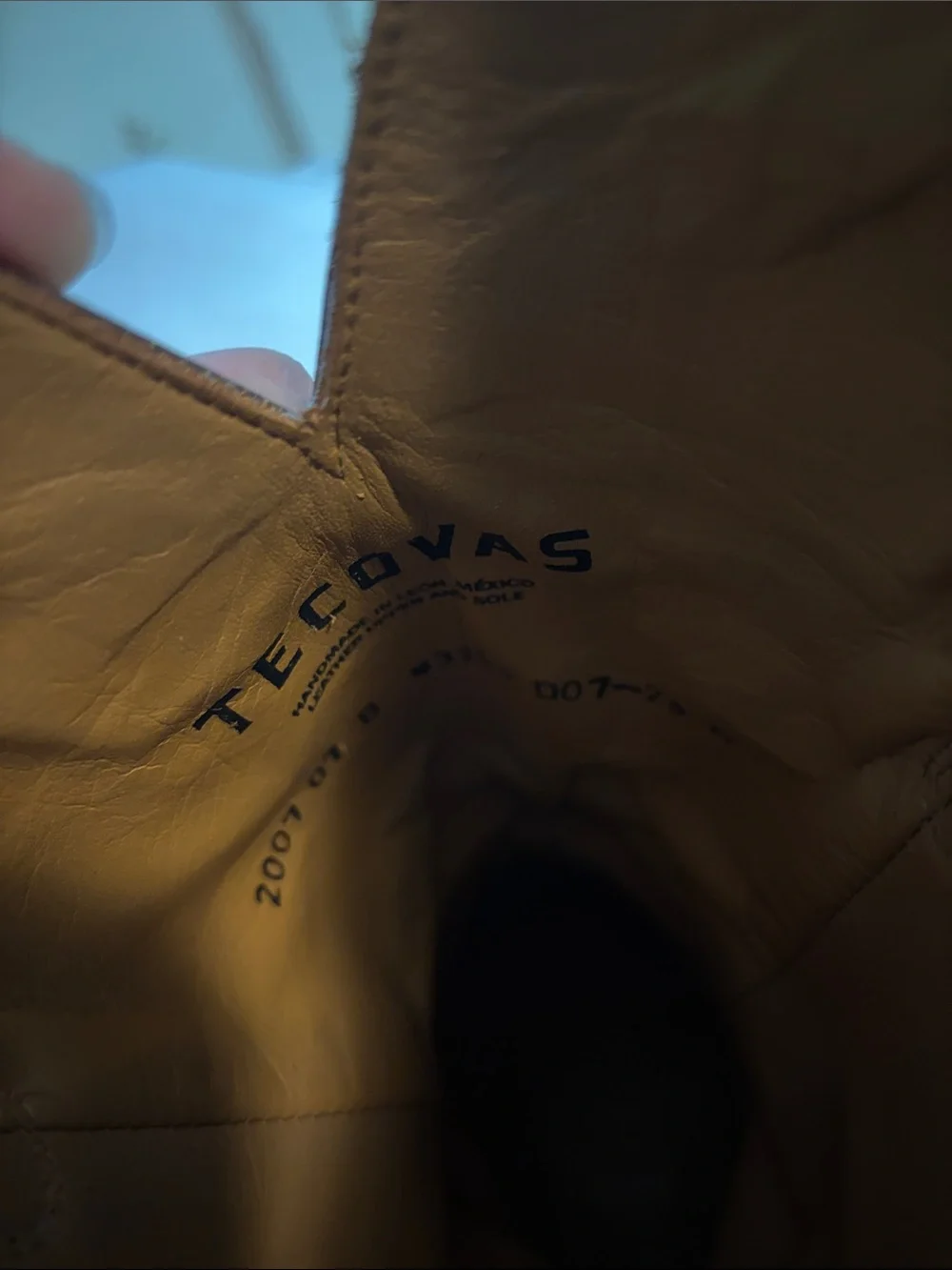 Tecovas The Annie Cafe Goat Leather Western Cowgirl Boots - Picture 7 of 16